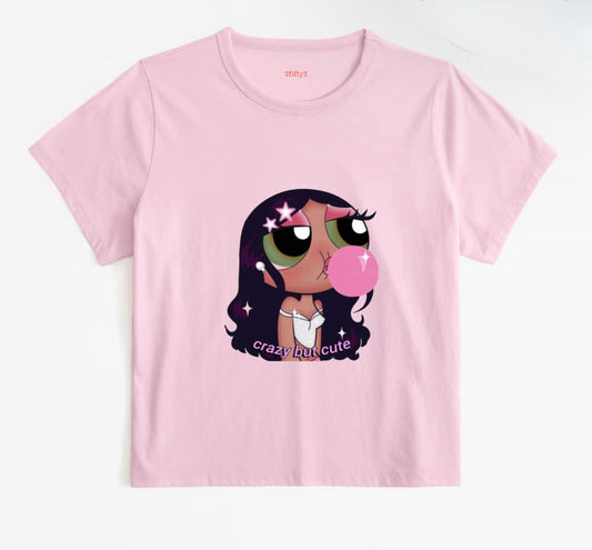 Women’s pink graphic T-shirt