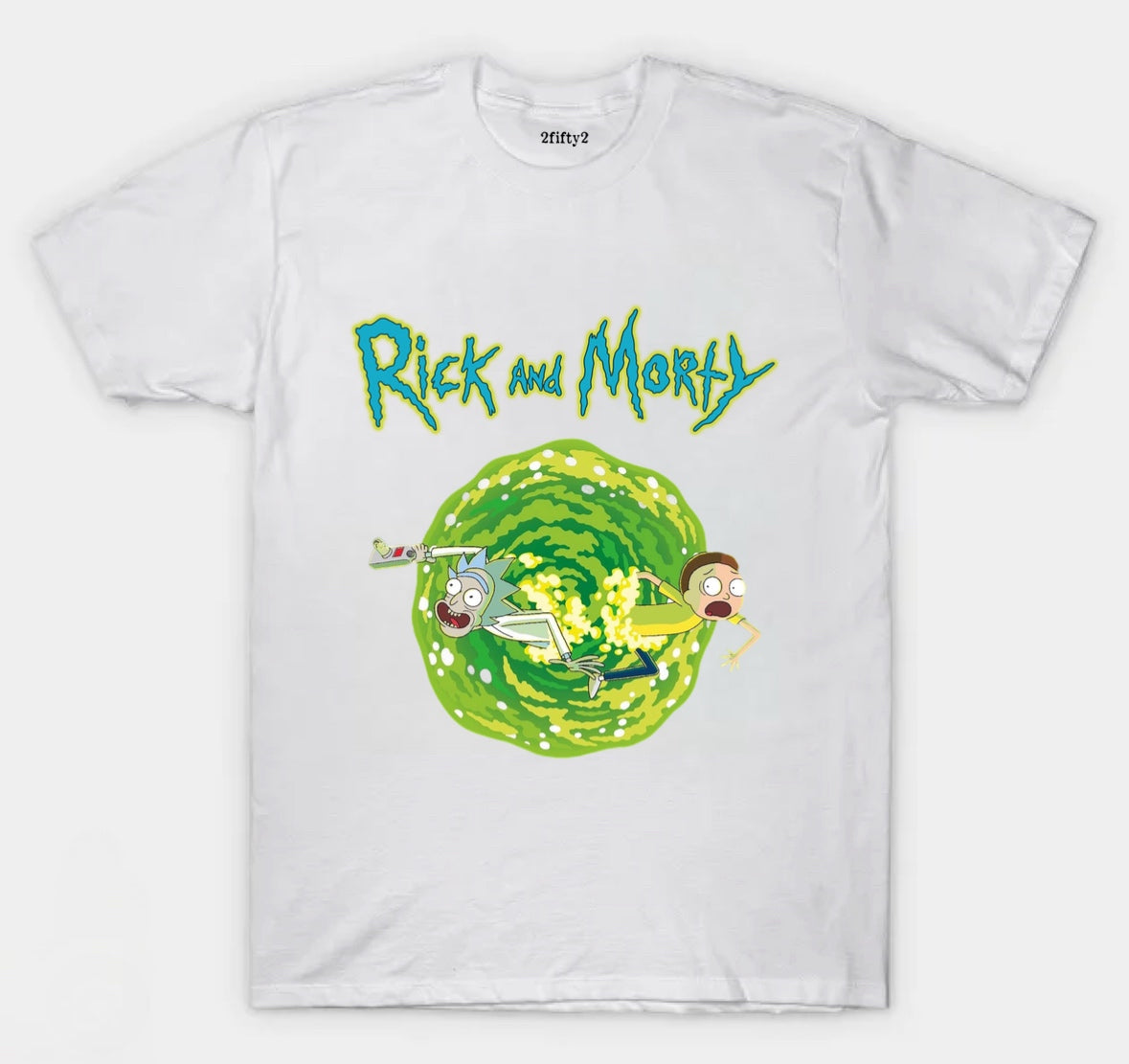 Graphic Rick and Morty tee