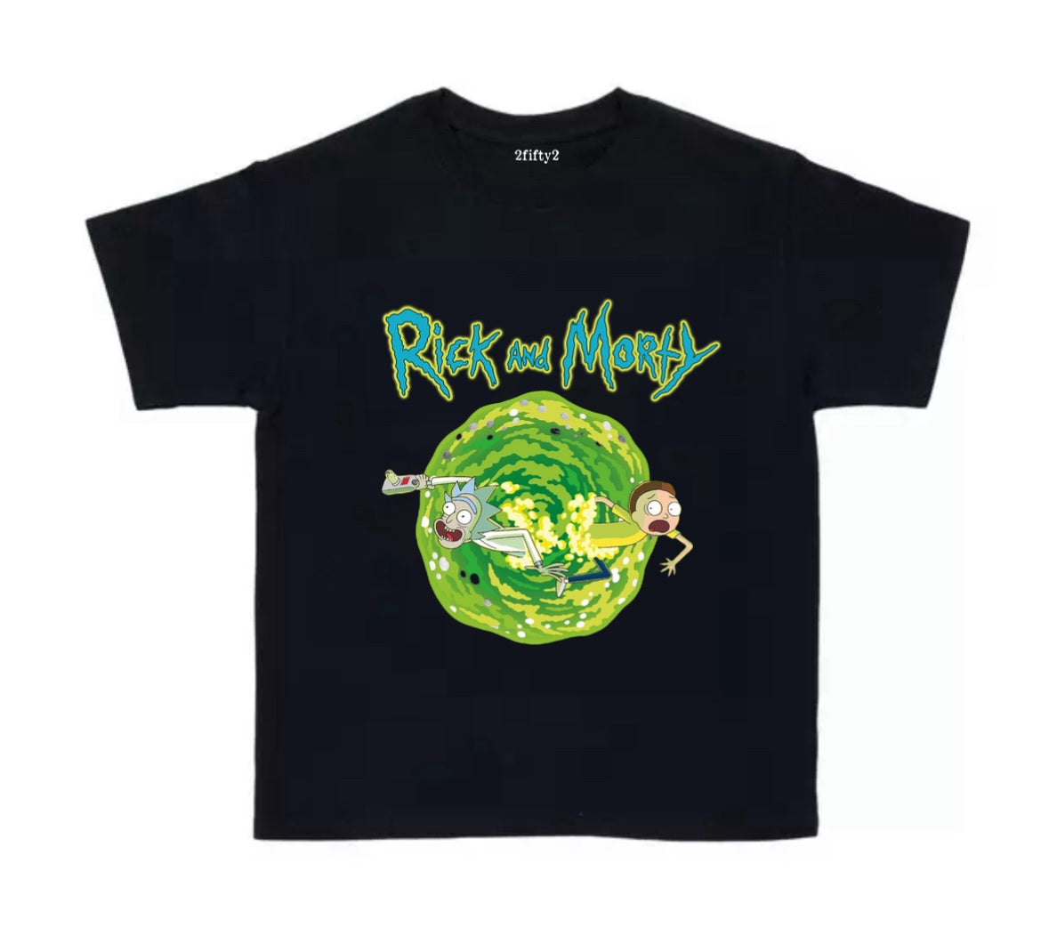 Graphic Rick and Morty tee