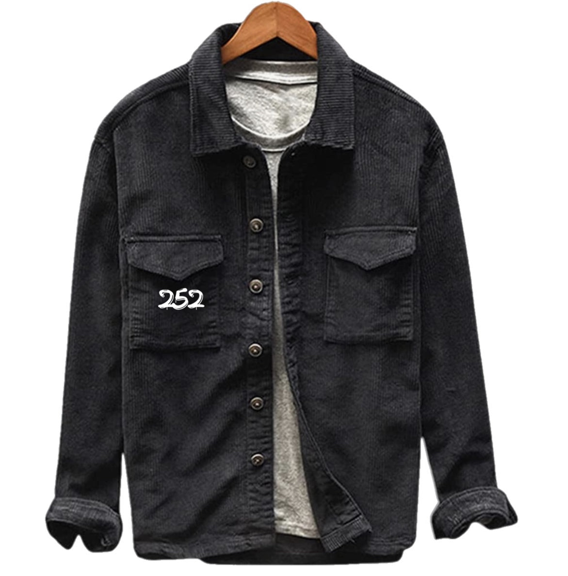 Men’s Corduroy Long Sleeve Casual Shirt jacket
