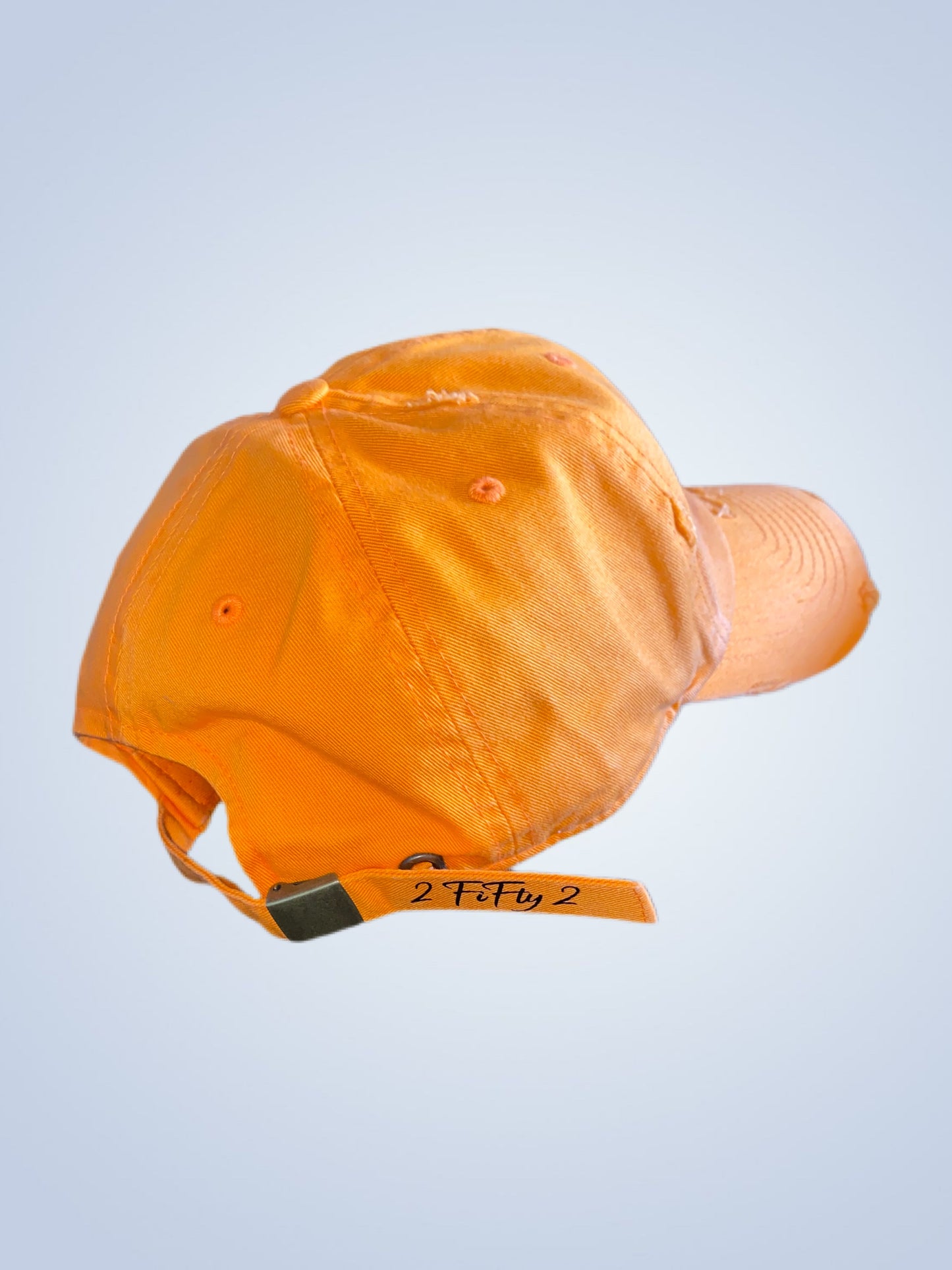 Orange Dad Hat (distressed) - 2fifty2